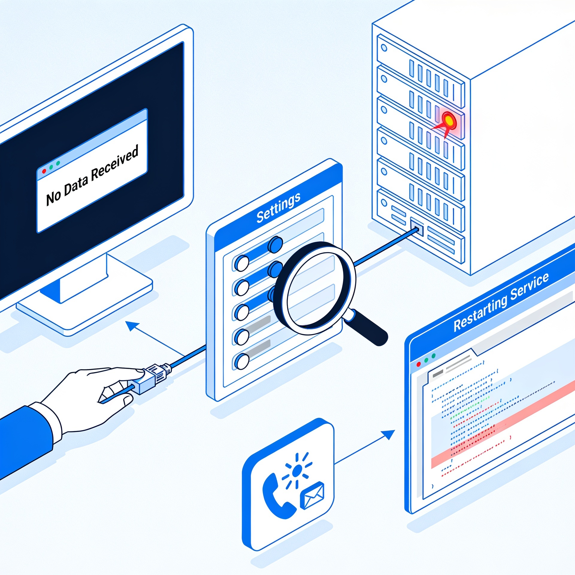 Что делать, если данные не поступают в систему учета TimeControl? Обнаружение неполадок Что делать, если данные не поступают в систему учета TimeControl? Обнаружение неполадок